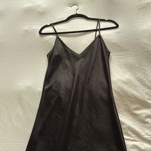Aritzia Black Slip Dress XS